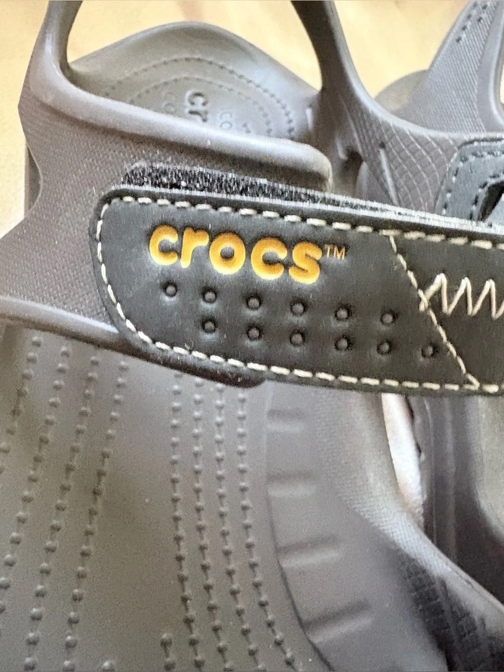 Crocs Swiftwater River Sport Sandals Men’s 10 Brown Adjustable Strap